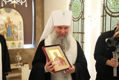 Владыка Евгений освятил новое отделение Свердловского онкодипансера Владыка Евгений освятил новое отделение Свердловского онкодипансера